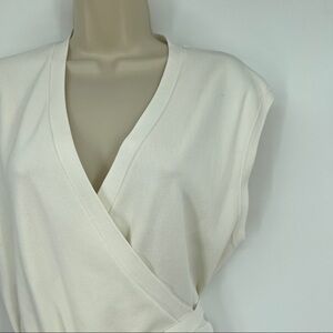 Ted Baker White Linor Wrap Top Knit Sweater NWOT Ted Baker Size 5 US Size 14